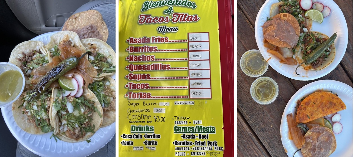 Tito's Menu
