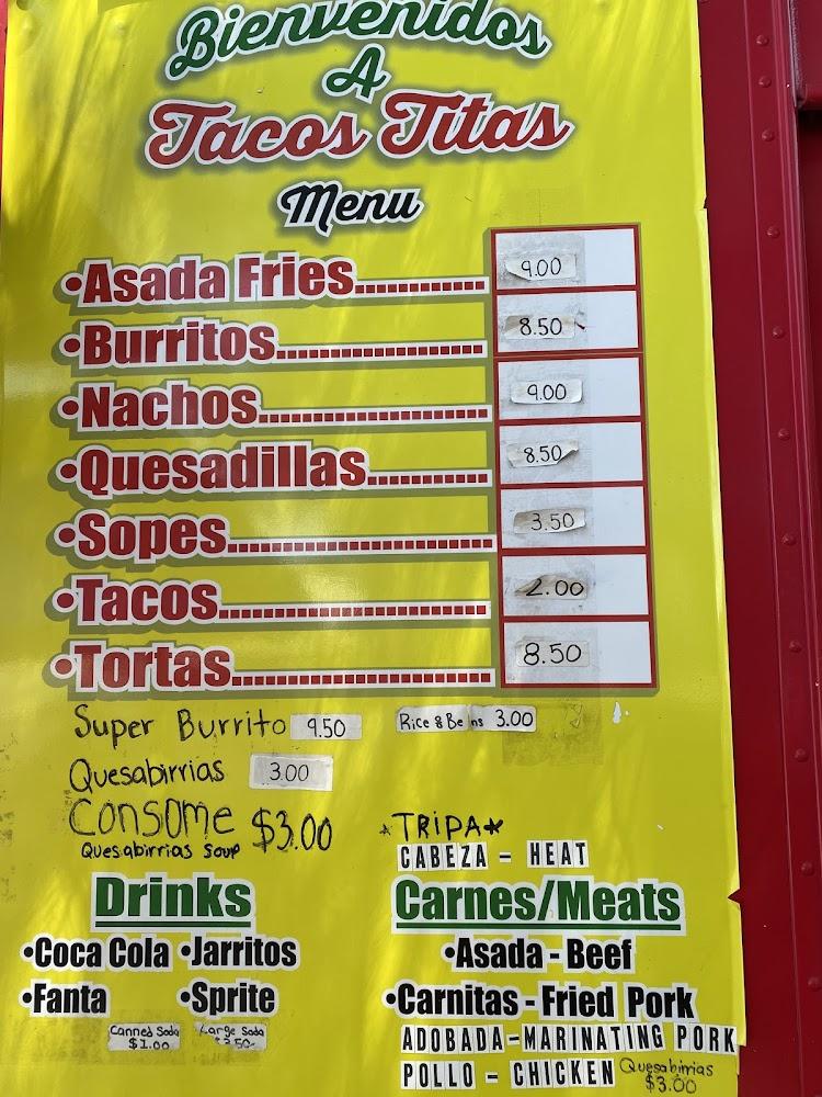 Tito's Menu image 1